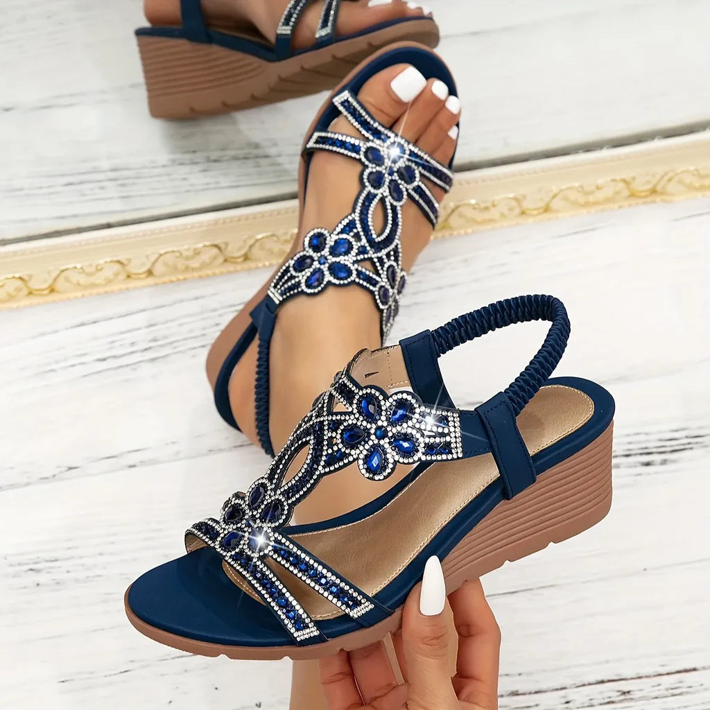 Sandalias Mujer Ortopédicas Elegantes – Tacón Cómodo Verano