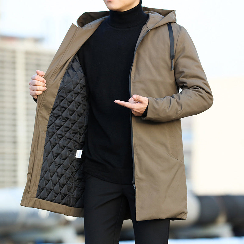 Chaqueta Hombre de Invierno Moderna – Abrigo Largo con Estilo Urbano