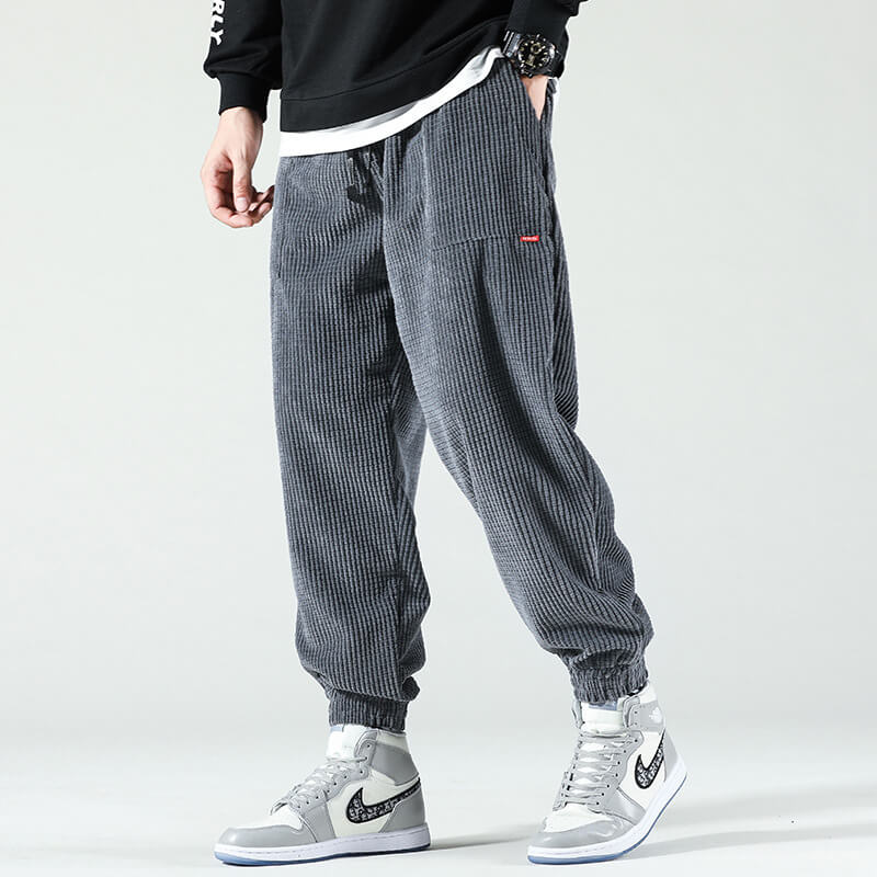 Pantalones pana hombre cómodos elegantes – estilo casual versátil diario