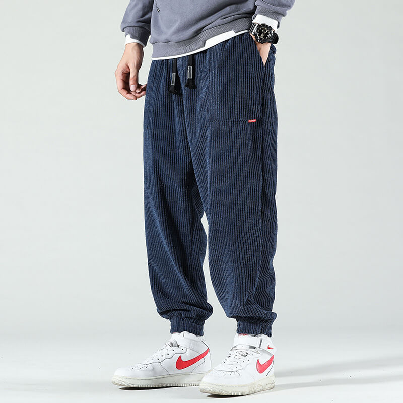 Pantalones pana hombre cómodos elegantes – estilo casual versátil diario