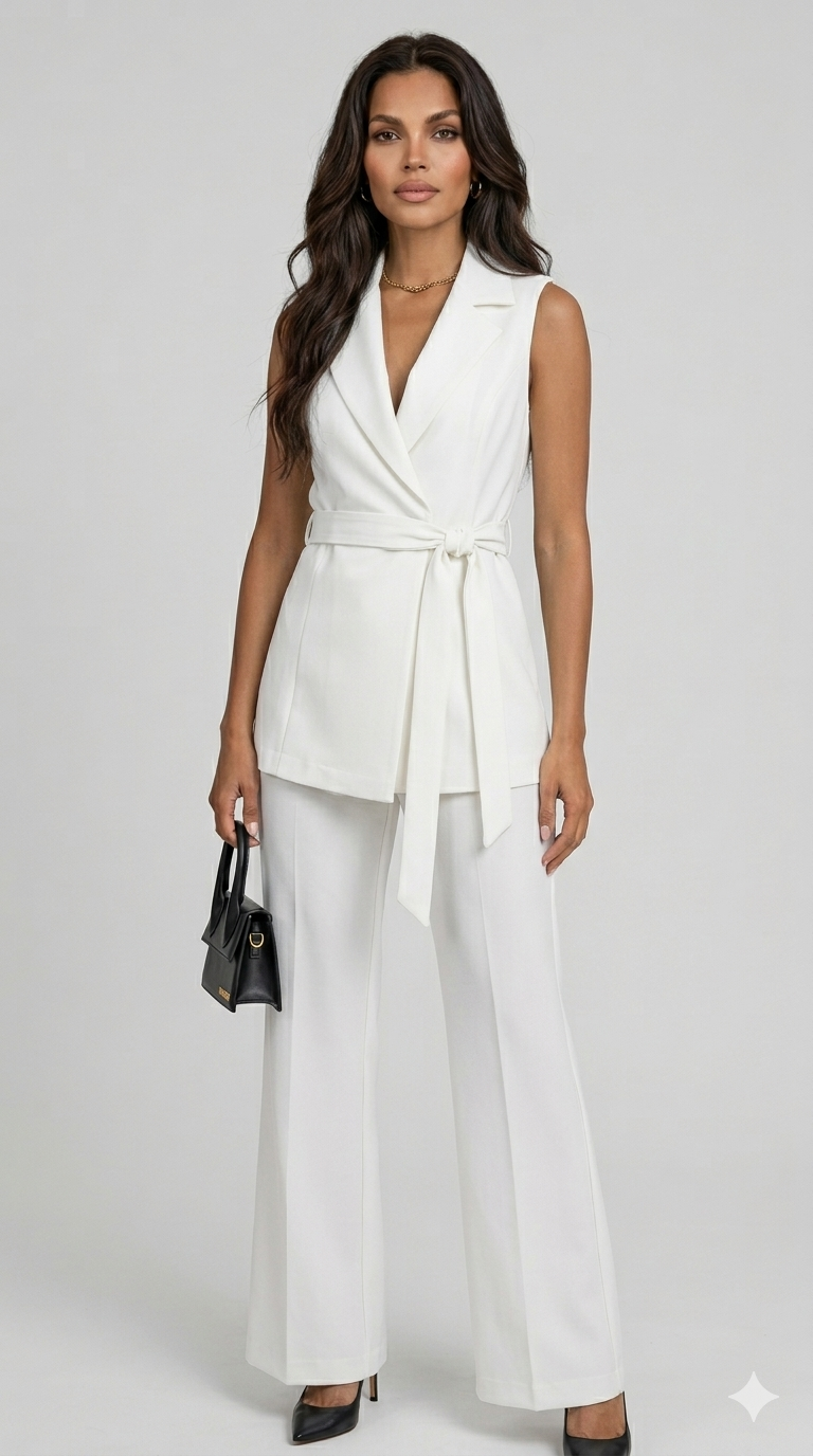 Conjunto Mujer Chaleco y Pantalón Elegante – Estilo Sofisticado y Moderno