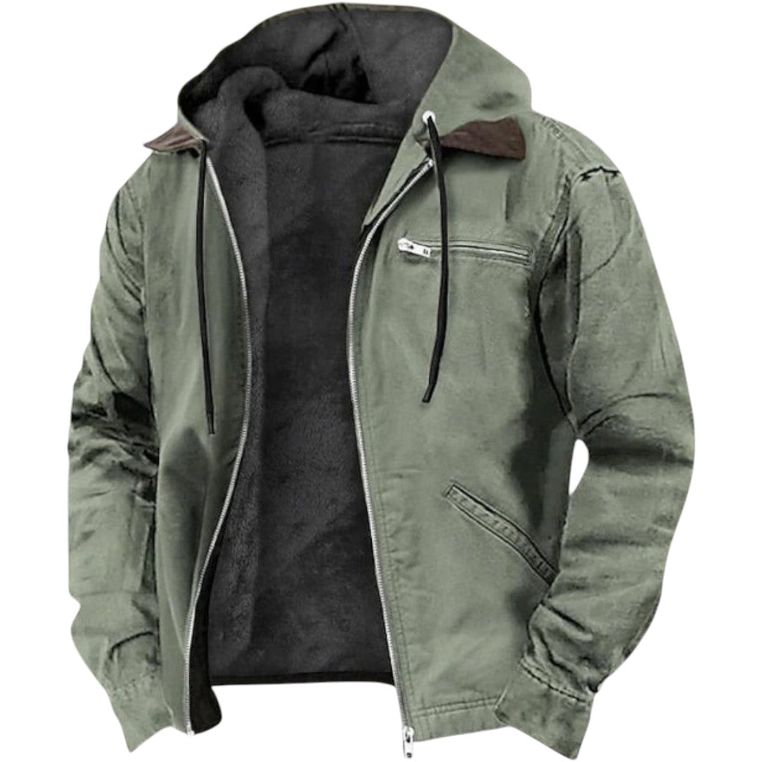 Chaqueta Hombre Casual con Capucha – Estilo Moderno y Abrigo Ligero