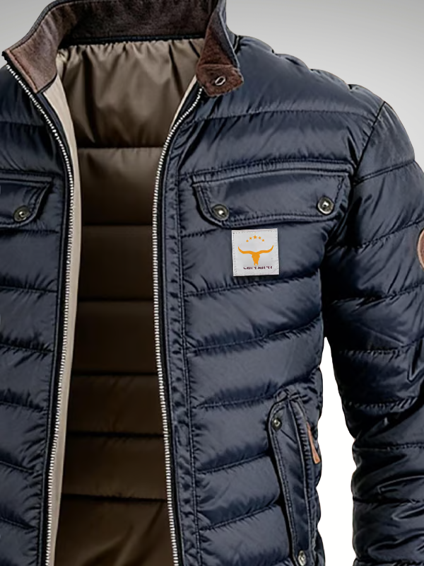 Chaqueta Hombre Acolchada Ligera – Abrigo Cálido y Estilo Moderno
