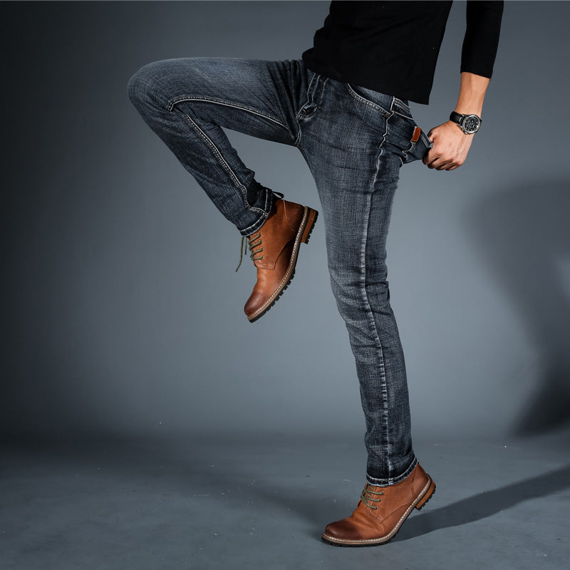 Jeans hombre slim fit elásticos cómodos – estilo moderno versátil diario