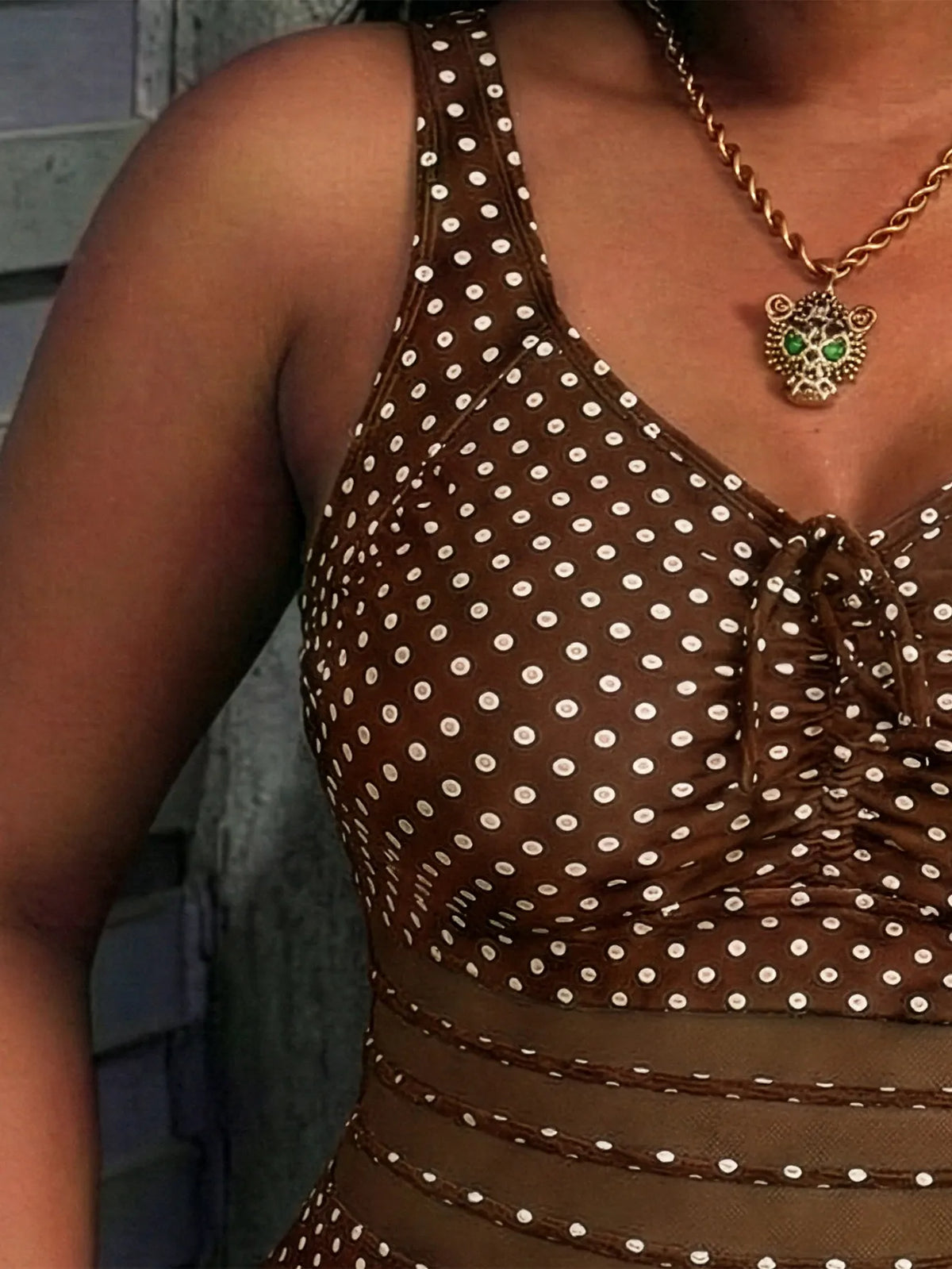 Traje de baño de una pieza para mujer con estampado de palmeras
