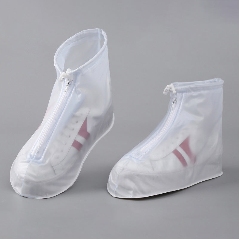 Cubrezapatos impermeables para hombre y mujer con cremallera frontal