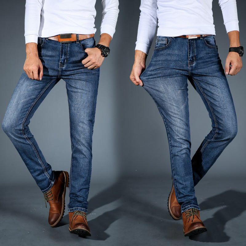 Jeans hombre slim fit elásticos cómodos – estilo moderno versátil diario