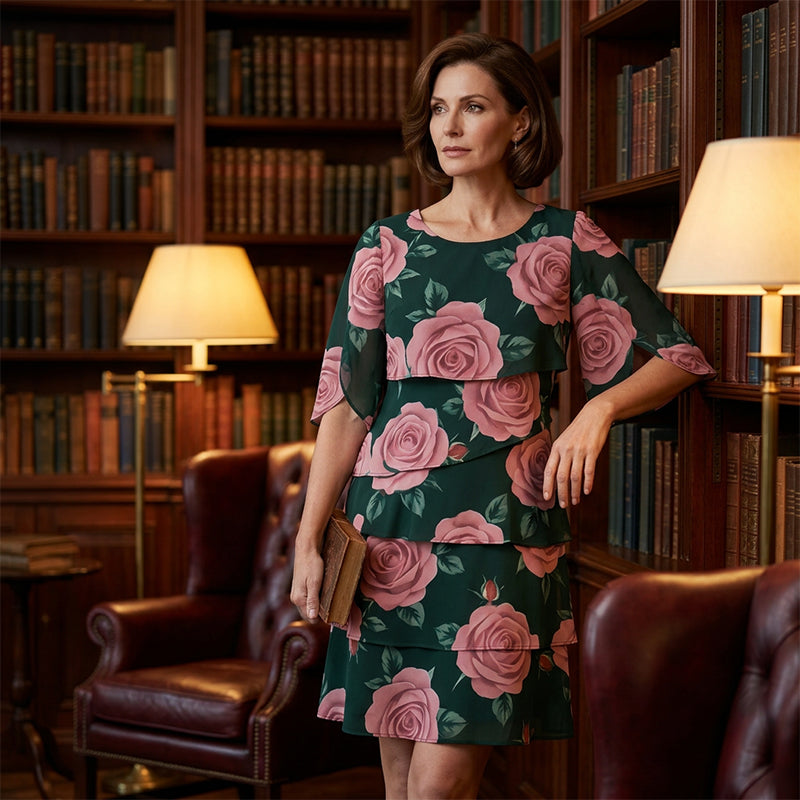 Vestido Floral de Verano Suelto – Estilo Ligero y Elegante