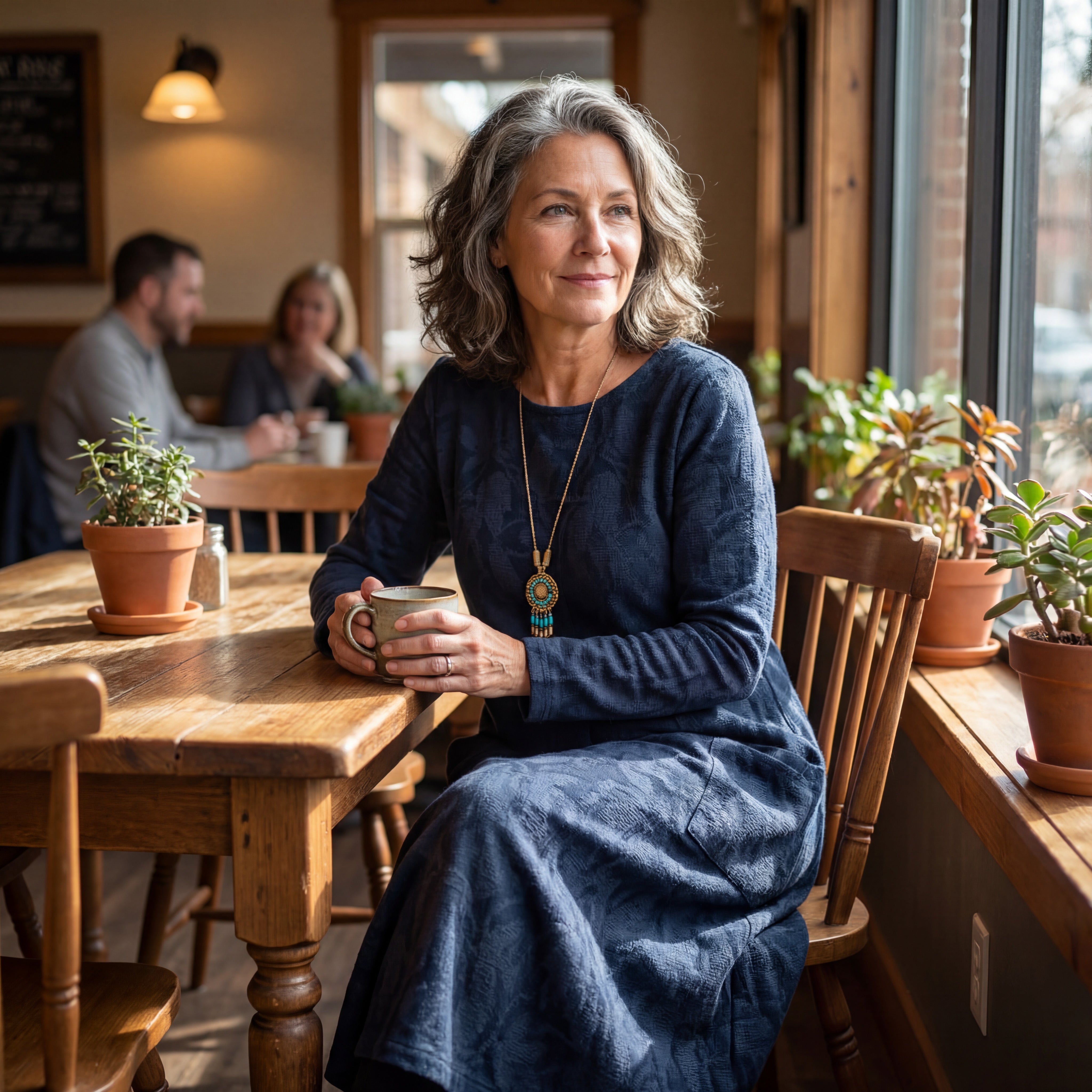 Vestido Midi Mujer Manga Larga Invierno – Diseño Elegante y Cómodo