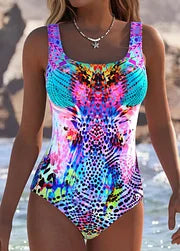 Bañador mujer una pieza estampado 3D – moldeador y moderno