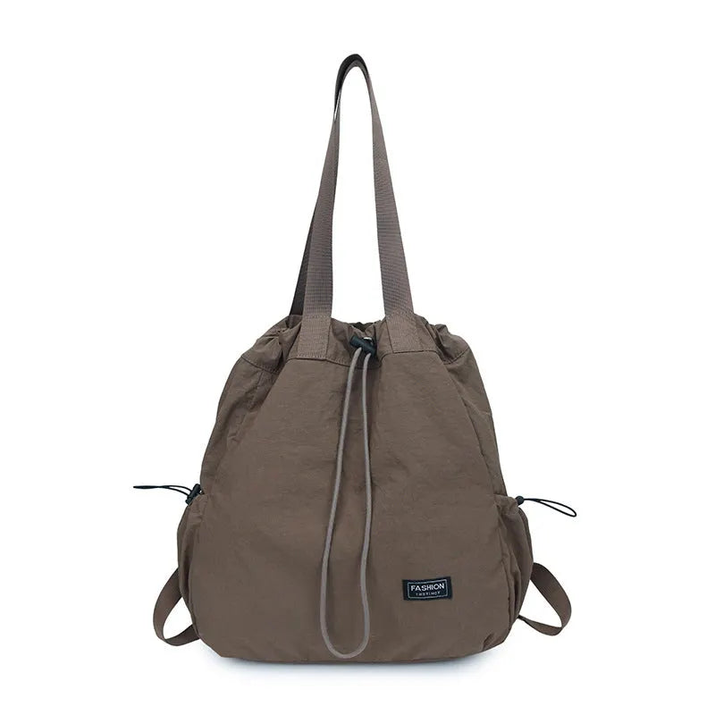 Mochila convertible mujer con cordón ajustable