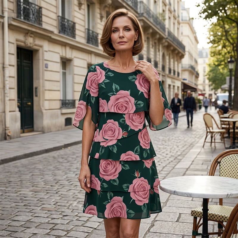 Vestido Floral de Verano Suelto – Estilo Ligero y Elegante