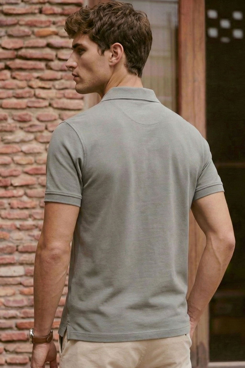 Polo de Punto Minimalista | Marcos – Gris