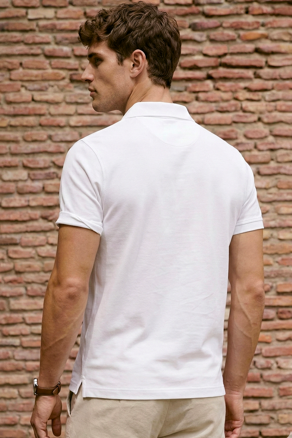 Polo de Punto Minimalista | Carlos – Blanco