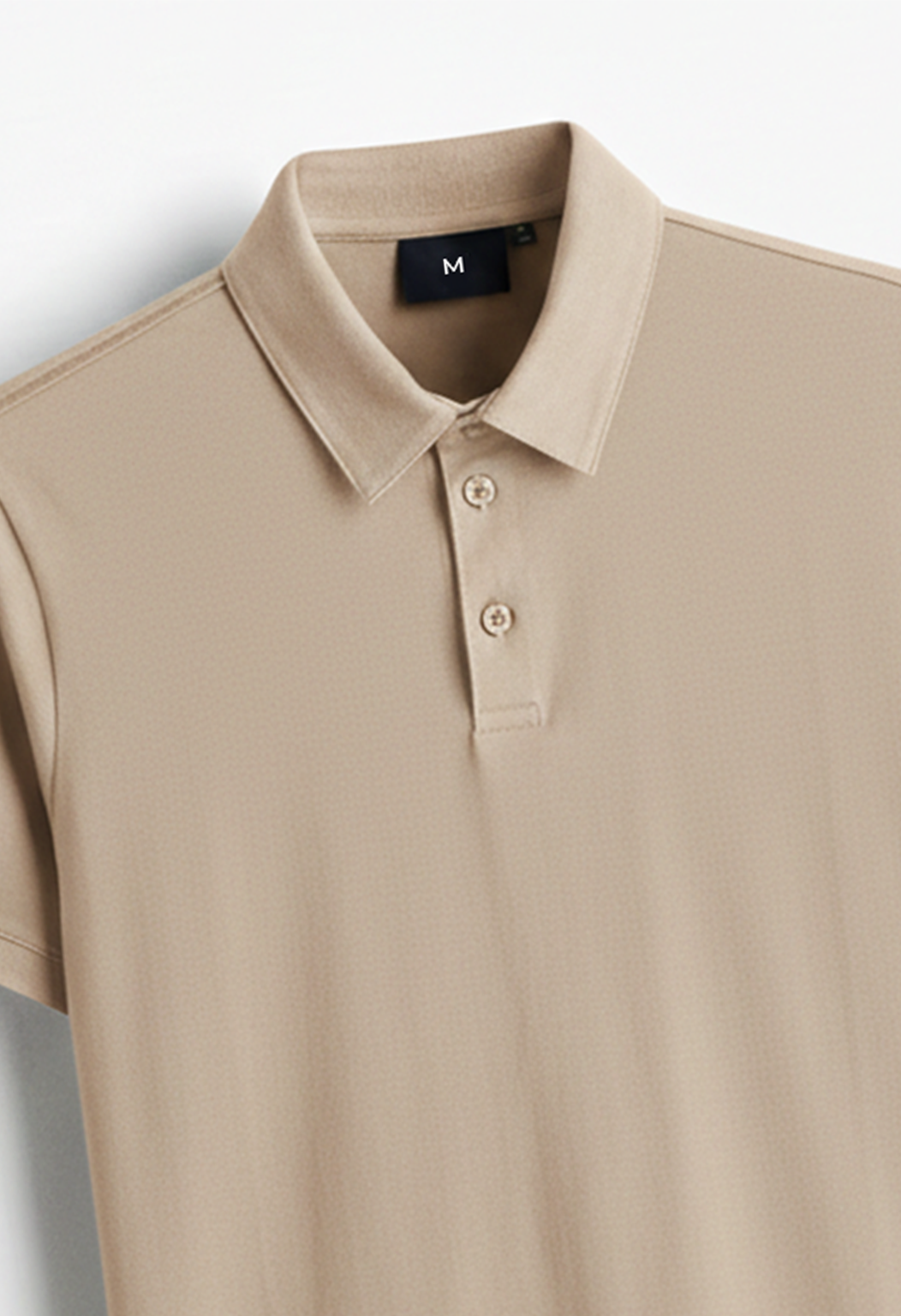 Polo de Punto Minimalista | Andrés – Beige