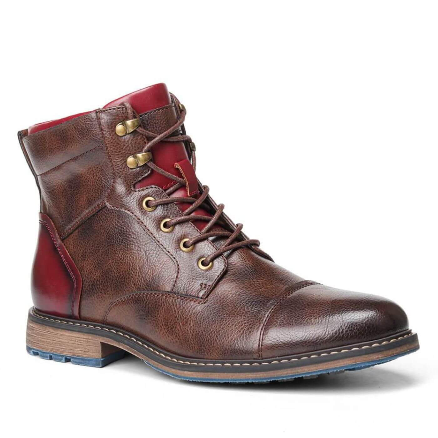 Botas hombre cuero elegante con cordones – botines formales cómodos versátiles