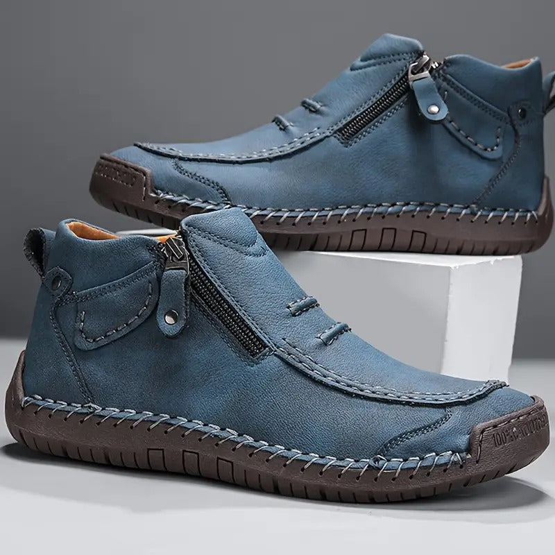 Zapatos hombre cómodos ergonómicos con cremallera – calzado casual ligero diario