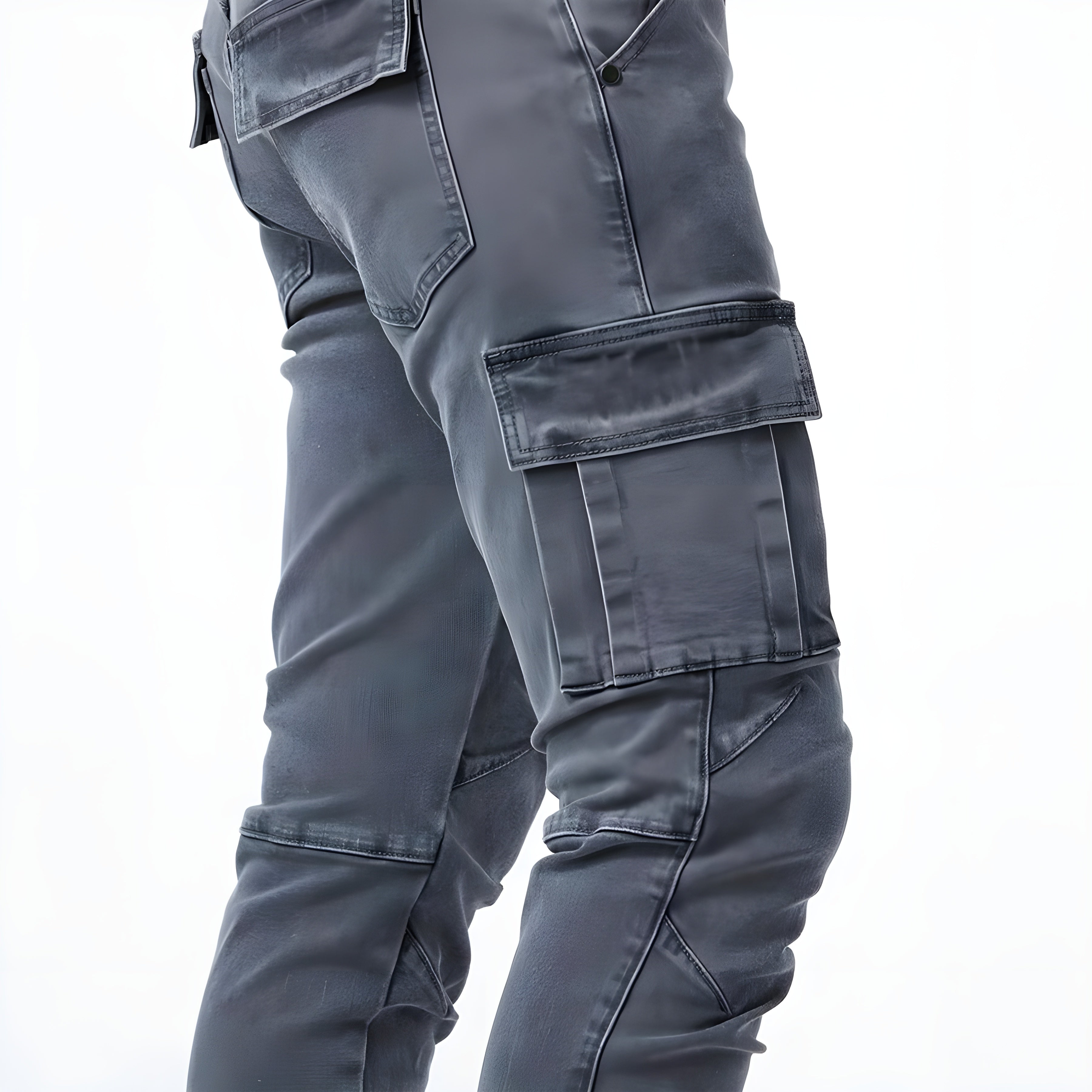 Pantalón cargo hombre elástico cómodo – estilo urbano funcional para uso diario
