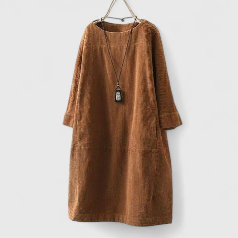 Vestido Midi Mujer Suelto – Estilo Casual Cómodo y Elegante