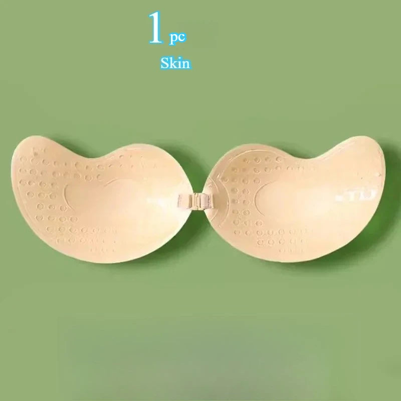Sujetador adhesivo push up mujer sin tirantes para espalda descubierta