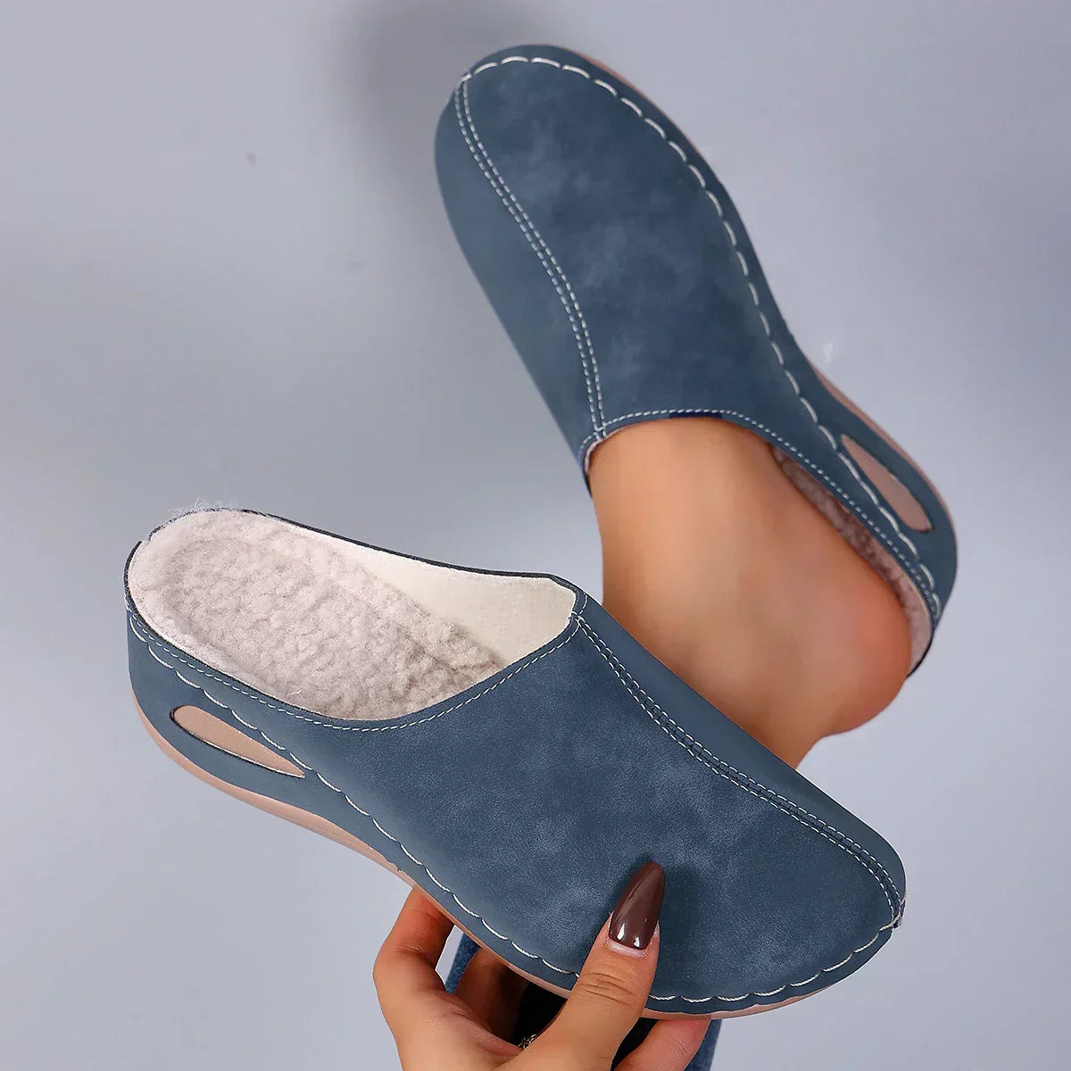 Zapatillas ortopédicas mujer para casa con soporte cómodo – estilo casual confort