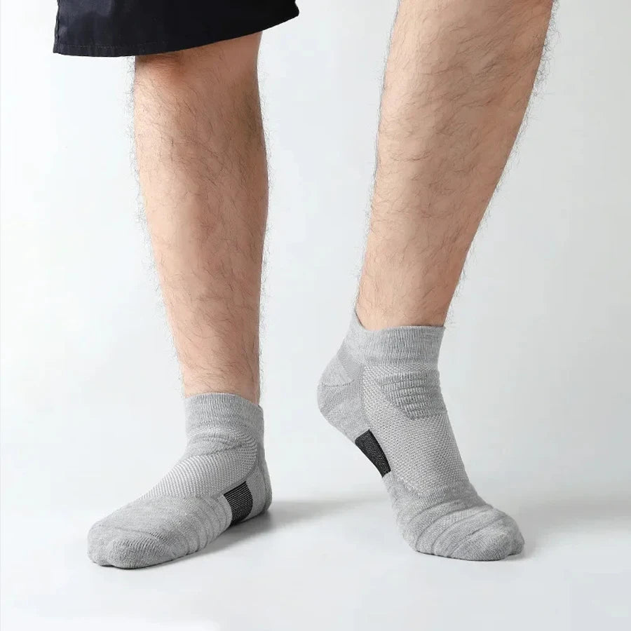 1/3 paires de chaussettes de Football antidérapantes pour hommes, chaussettes en coton, Tube court et Long, chaussettes de Sport respirantes et déodorantes 39-45