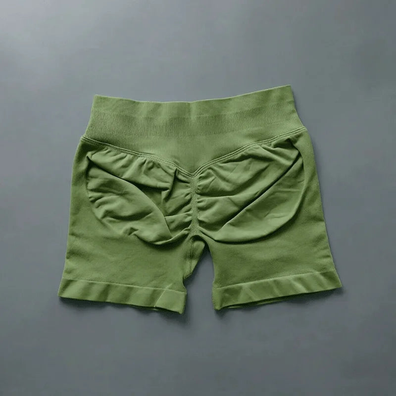 Shorts de sport ajustés | Short de sport pour femmes, 4.5 pouces, pour gymnastique, Yoga, course à pied, exercice, tricot de qualité, respirant, sans couture, vêtements de mise en forme