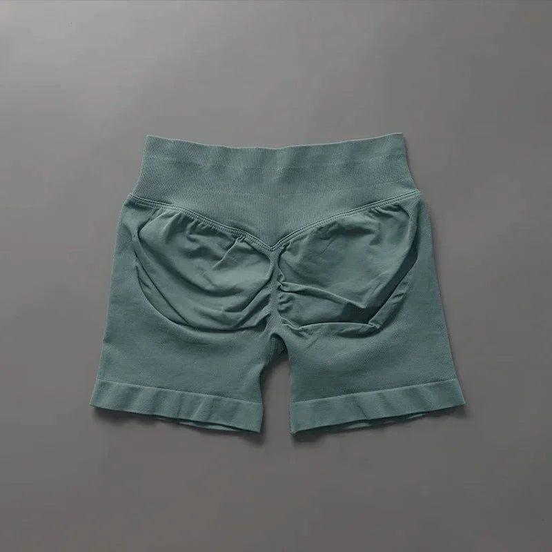 Shorts de sport ajustés | Short de sport pour femmes, 4.5 pouces, pour gymnastique, Yoga, course à pied, exercice, tricot de qualité, respirant, sans couture, vêtements de mise en forme