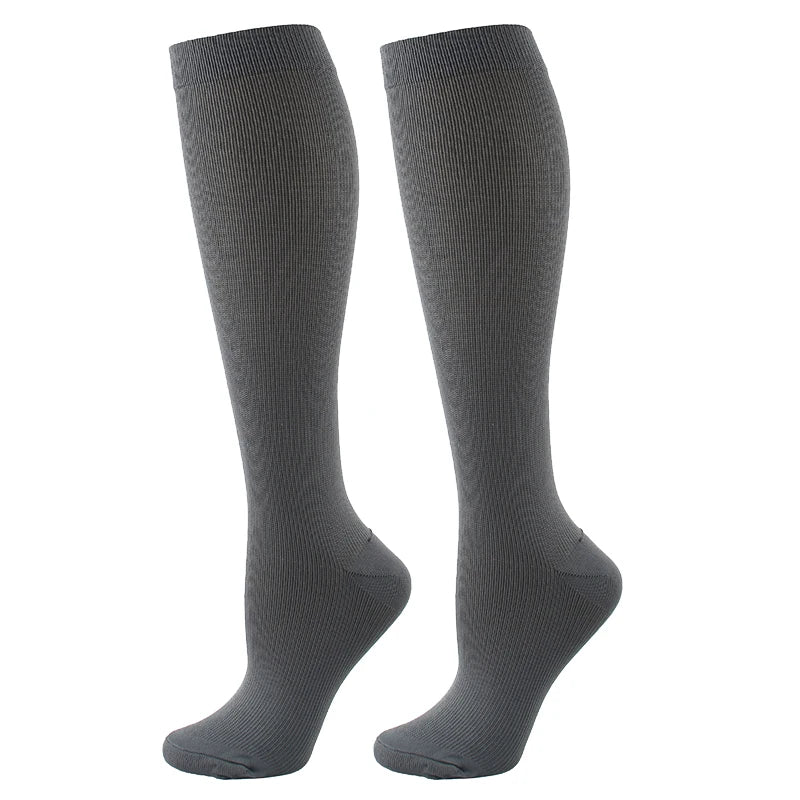Calcetines de compresión unisex para deporte viaje y uso diario