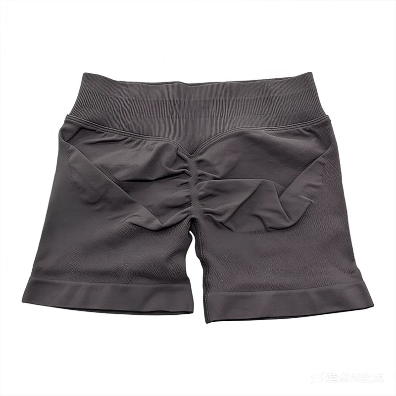 Shorts de sport ajustés | Short de sport pour femmes, 4.5 pouces, pour gymnastique, Yoga, course à pied, exercice, tricot de qualité, respirant, sans couture, vêtements de mise en forme