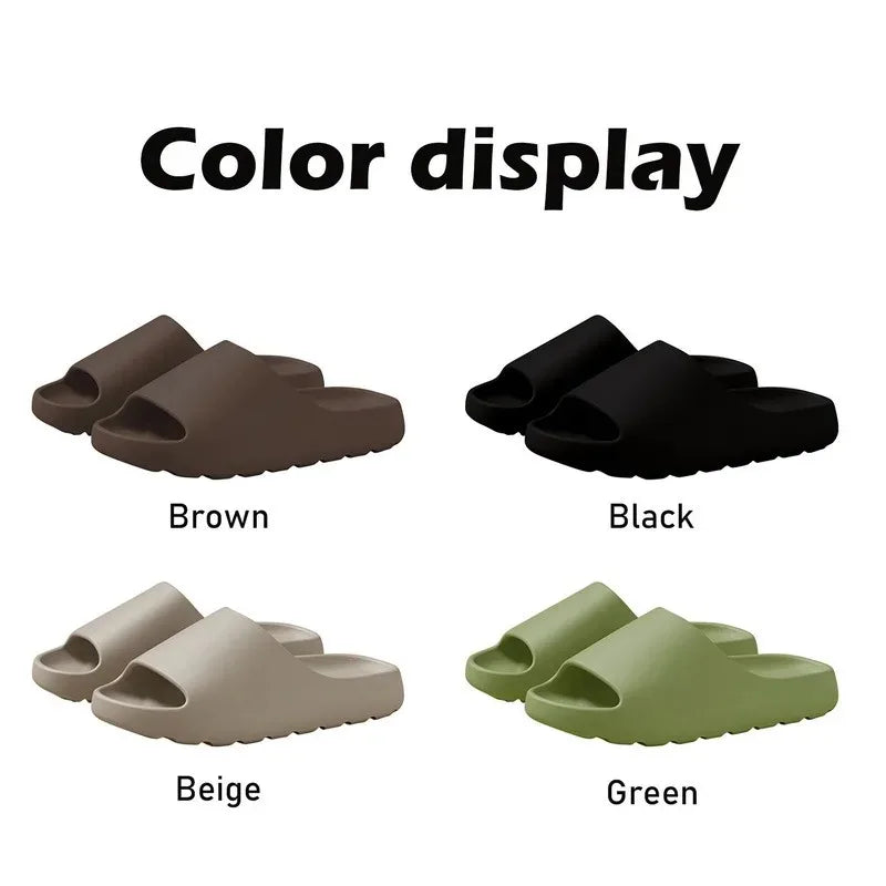 Sandalias tipo slide mujer EVA con suela gruesa y diseño cómodo
