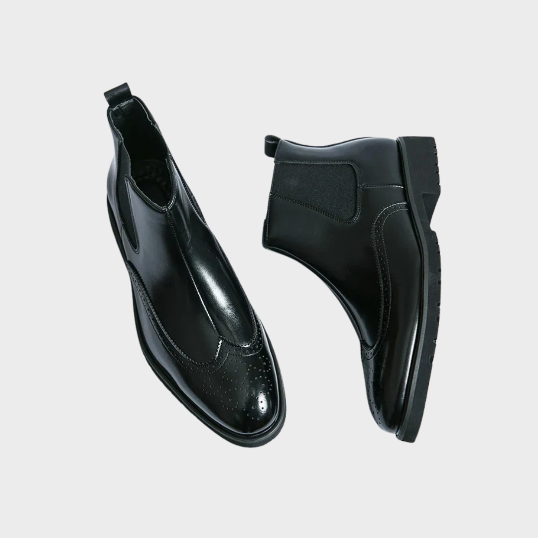 Botas Chelsea hombre sin cordones acabado refinado – botines elegantes diarios