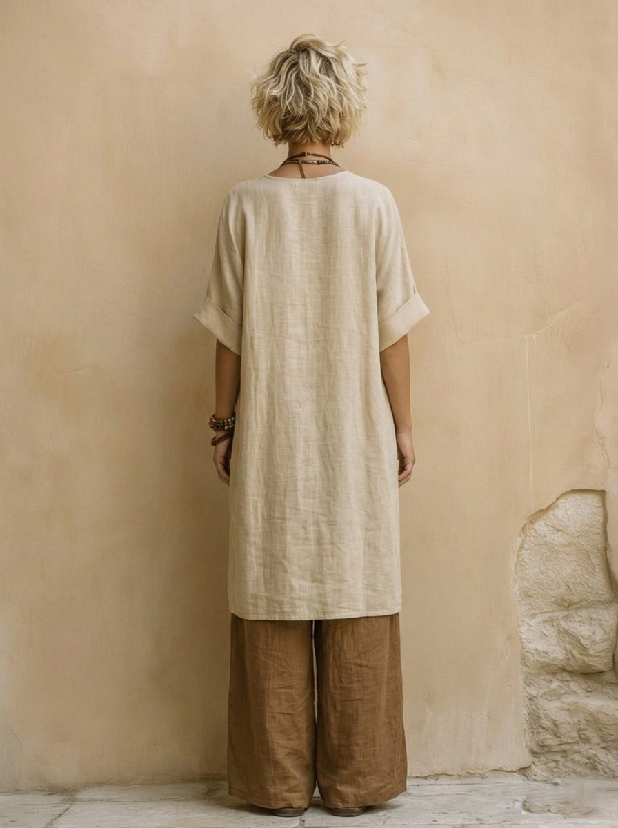 Conjunto Mujer Tres Piezas Bohemio – Estilo Relajado Vacacional