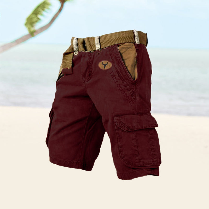 Pantalón corto hombre cargo con bolsillos para verano outdoor