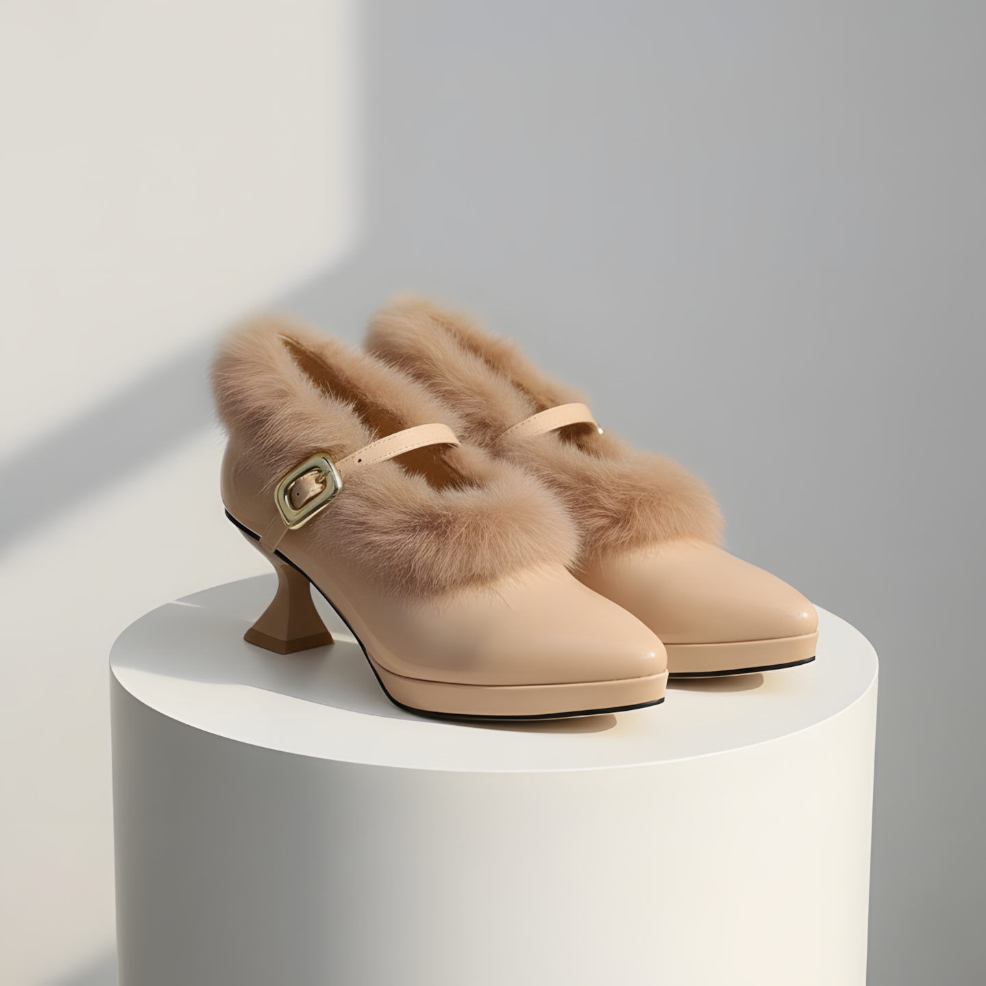 Tacones Mujer Con Forro Suave Y Hebilla – Zapatos Elegantes Para Uso Diario