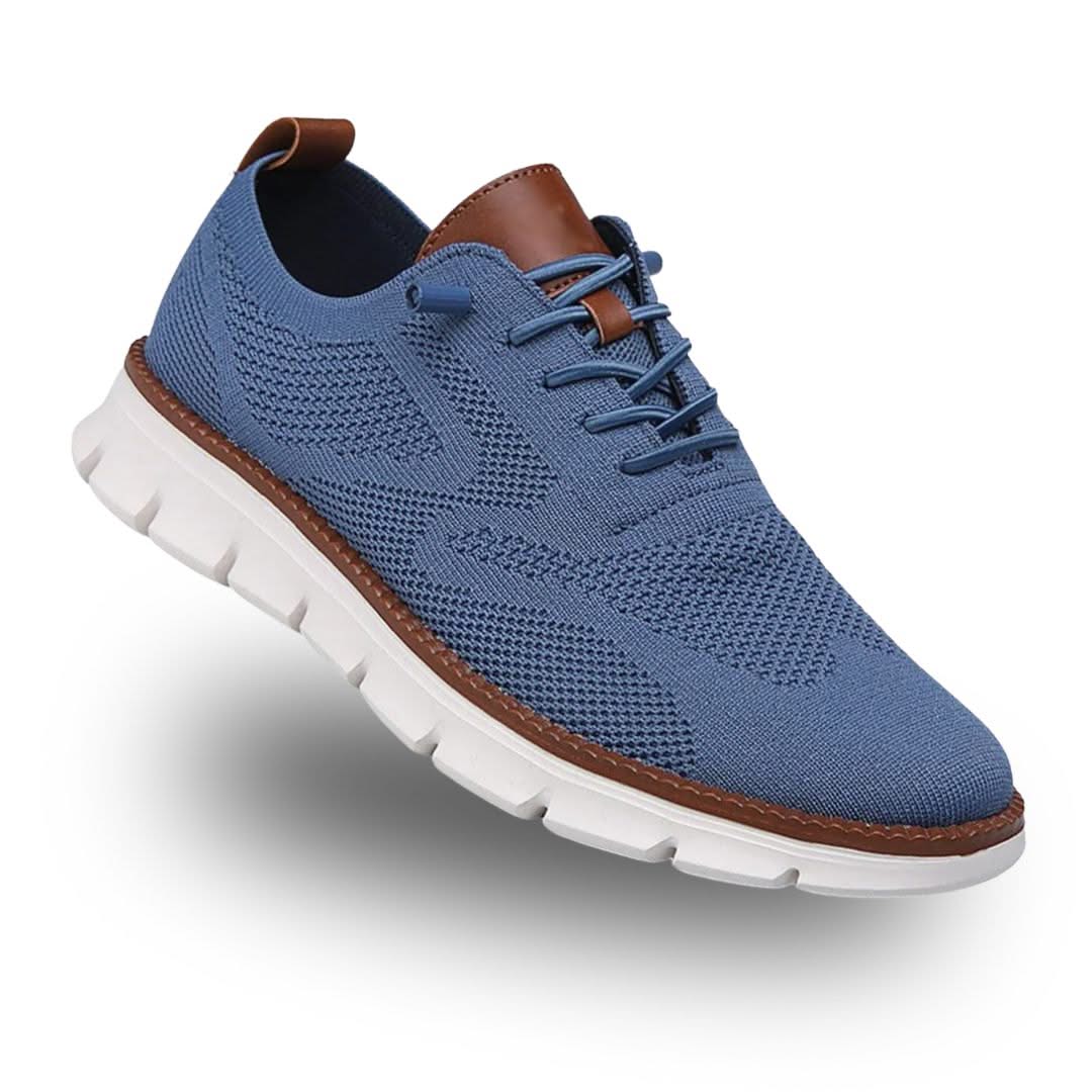 Zapatos de hombre transpirables con cordones y suela flexible