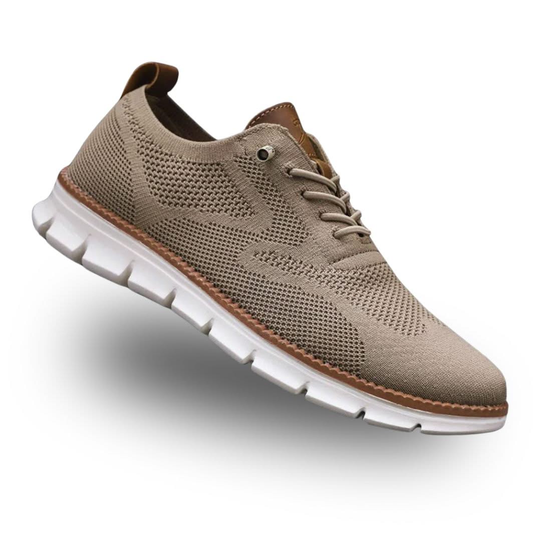 Zapatos de hombre transpirables con cordones y suela flexible