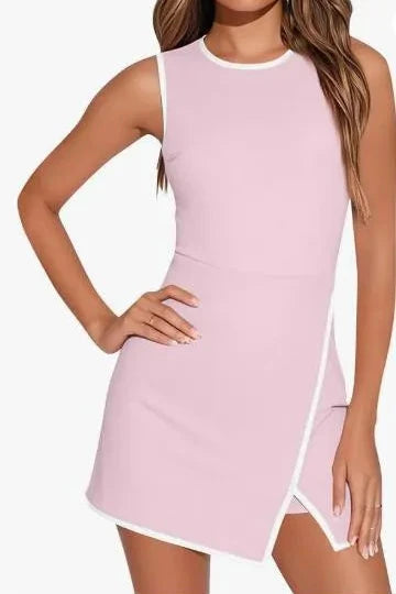 Vestido deportivo mujer sin mangas con corte A-line