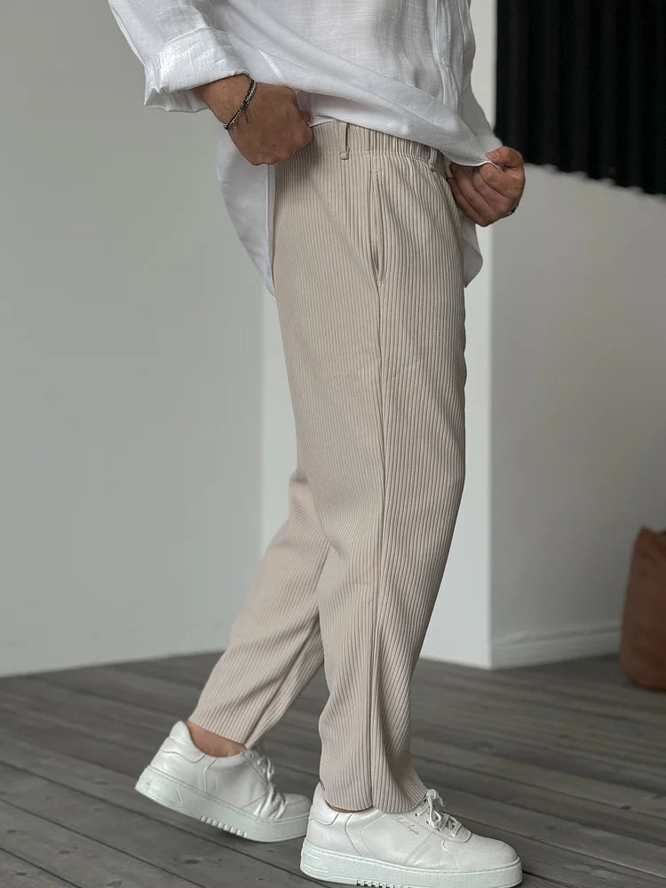 Pantalones hombre elegantes cómodos – estilo clásico versátil diario