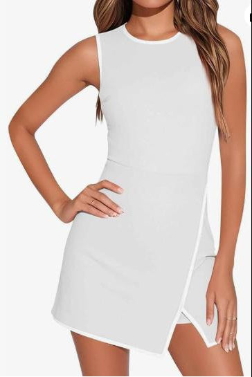 Vestido deportivo mujer sin mangas con corte A-line