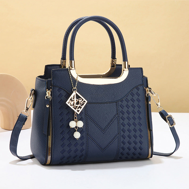 Bolso de mano mujer acolchado con bandolera ajustable