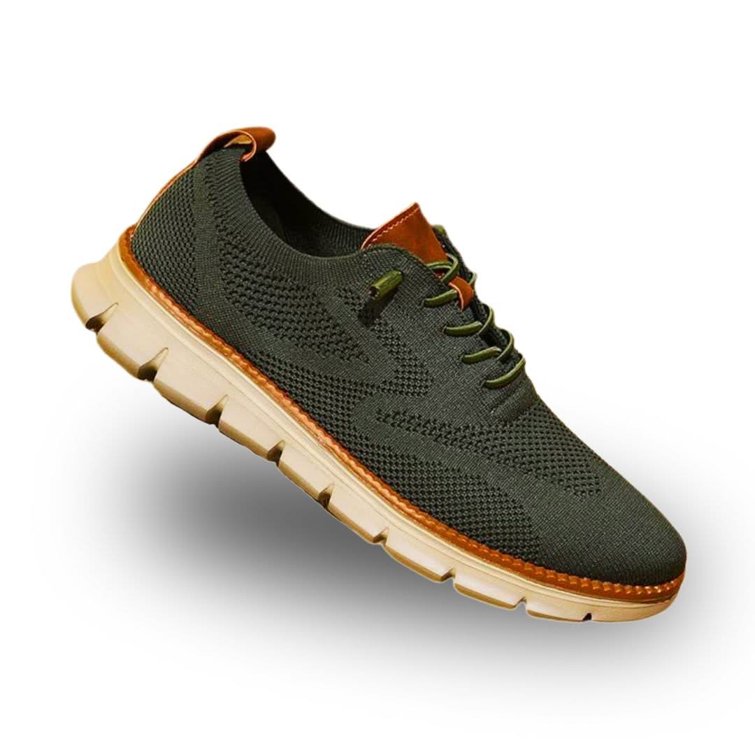 Zapatos de hombre transpirables con cordones y suela flexible