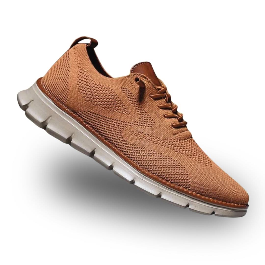 Zapatos de hombre transpirables con cordones y suela flexible