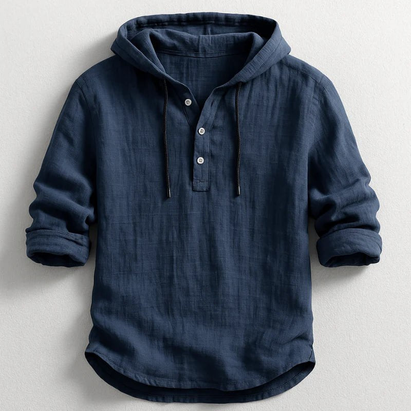 Camiseta hombre con capucha algodón transpirable – estilo moderno uso diario