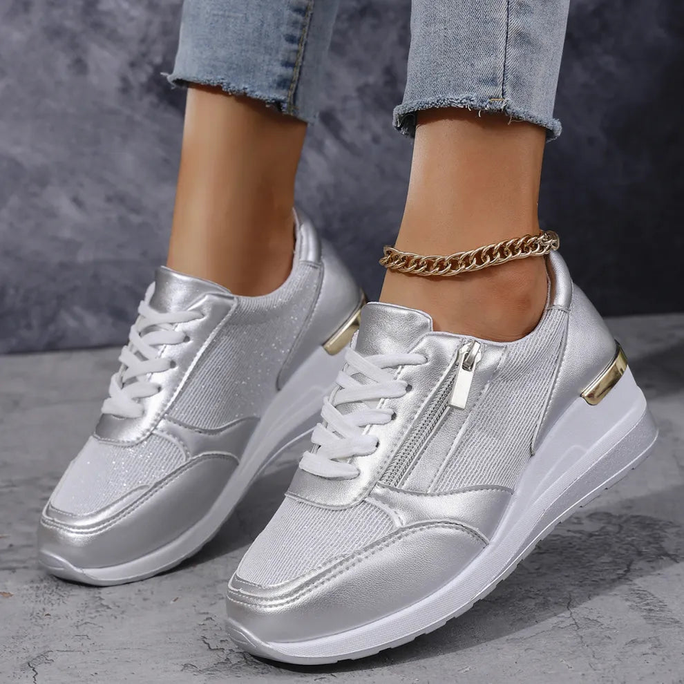 Zapatillas mujer ligeras transpirables – sneakers confort uso diario