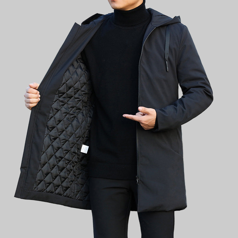 Chaqueta Hombre de Invierno Moderna – Abrigo Largo con Estilo Urbano