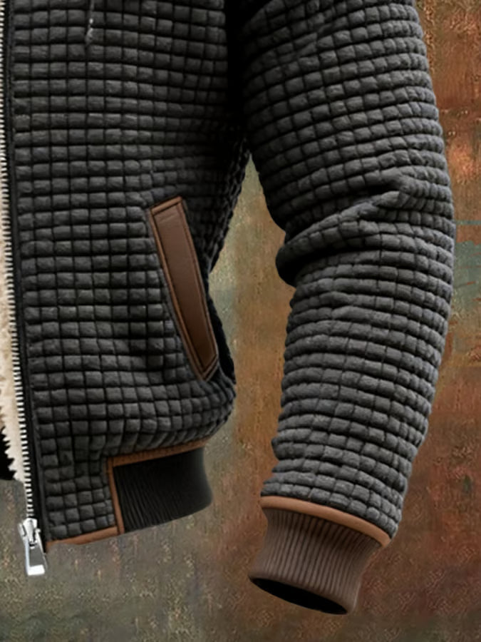 Chaqueta Hombre Acolchada con Capucha – Abrigo Cálido y Estilo Urbano