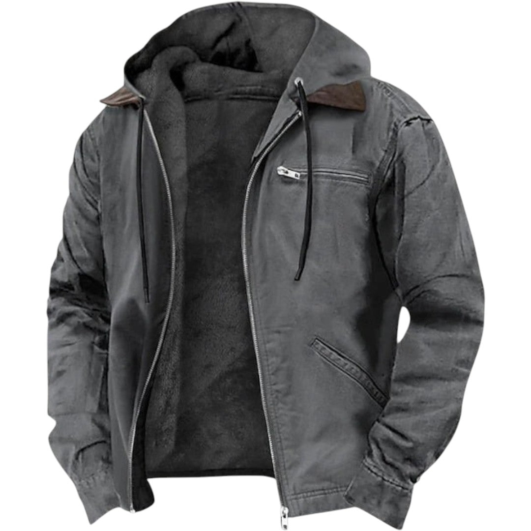Chaqueta Hombre Casual con Capucha – Estilo Moderno y Abrigo Ligero