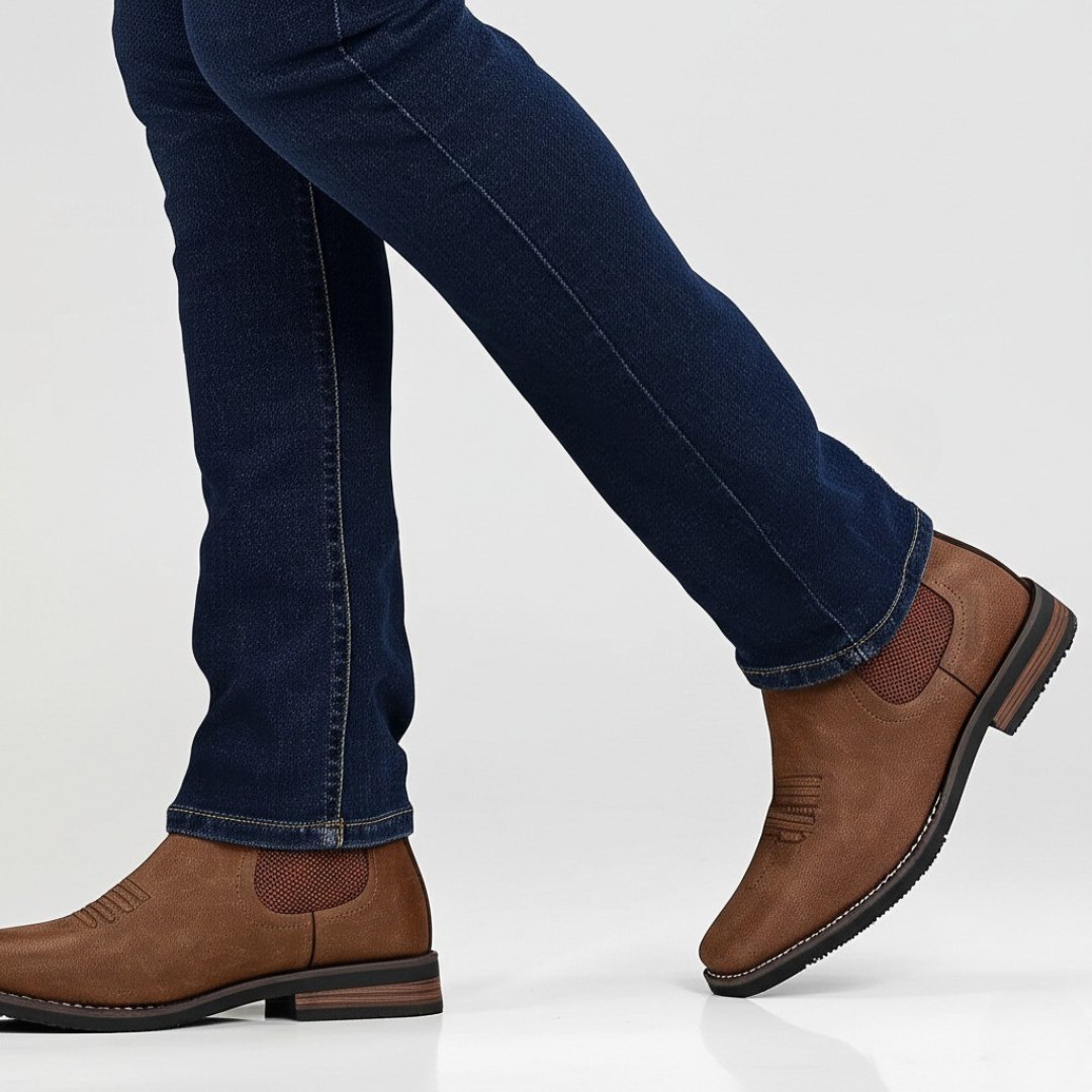 Botas hombre elegantes sin cordones con ajuste cómodo – botines versátiles urbanos