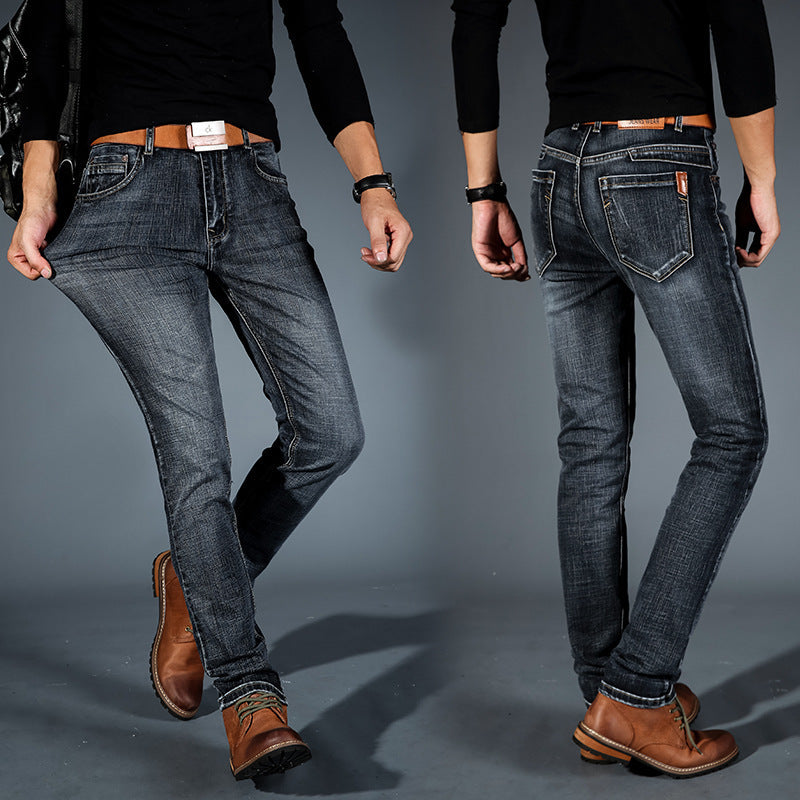 Jeans hombre slim fit elásticos cómodos – estilo moderno versátil diario